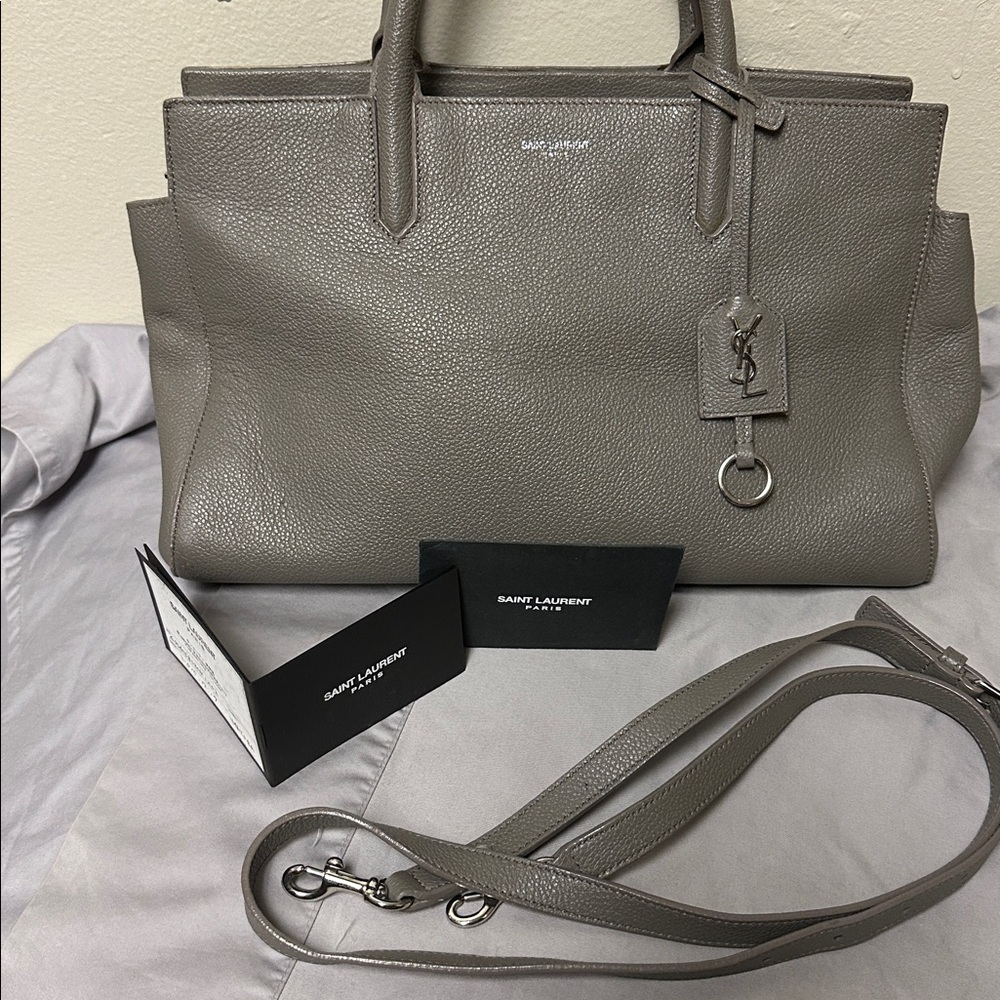 Saint Laurent Gray Crossbody Bag
